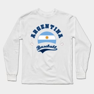 Argentina Baseball Team Long Sleeve T-Shirt